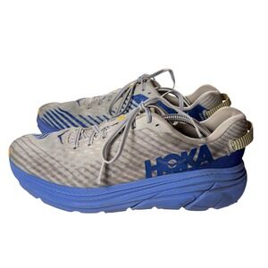 Hoka One One Bondi 7 Men's Running Shoes Sneakers Size 12 Gray Blue